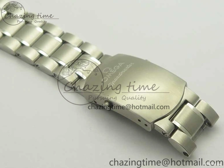 0328 Speedmaster Moonwatch OMF 1:1 Best Edition Gray Dial on SS Bracelet A TravelReady 8042